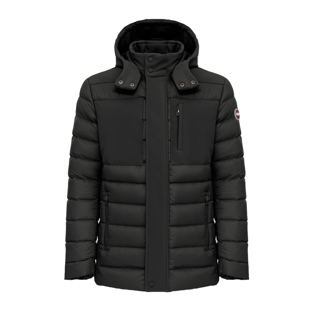 Colmar Zwarte Winterjas met Afneembare Capuchon Black Heren