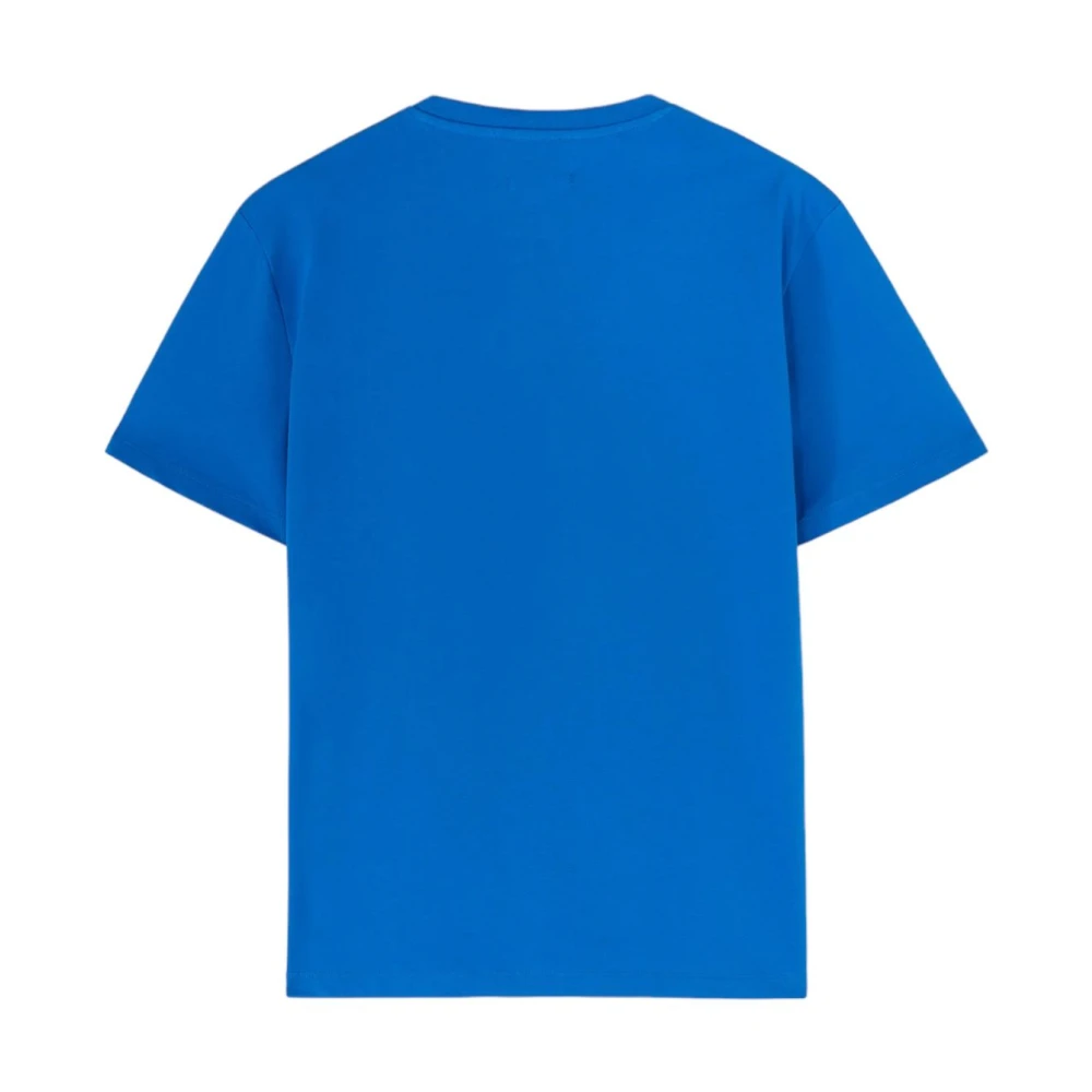 GAS Korte Mouw T-shirt Blue Heren