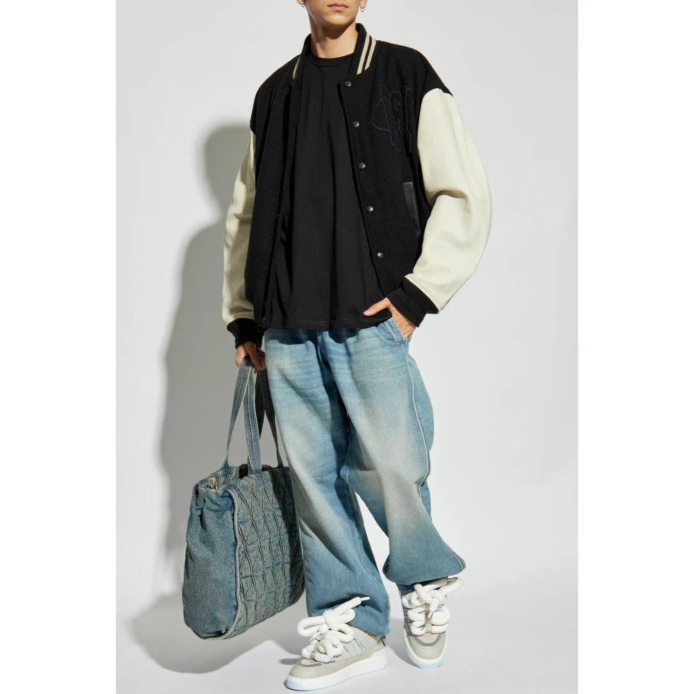 Diesel Jeans met ruwe afwerking D-Martian-S Blue Heren