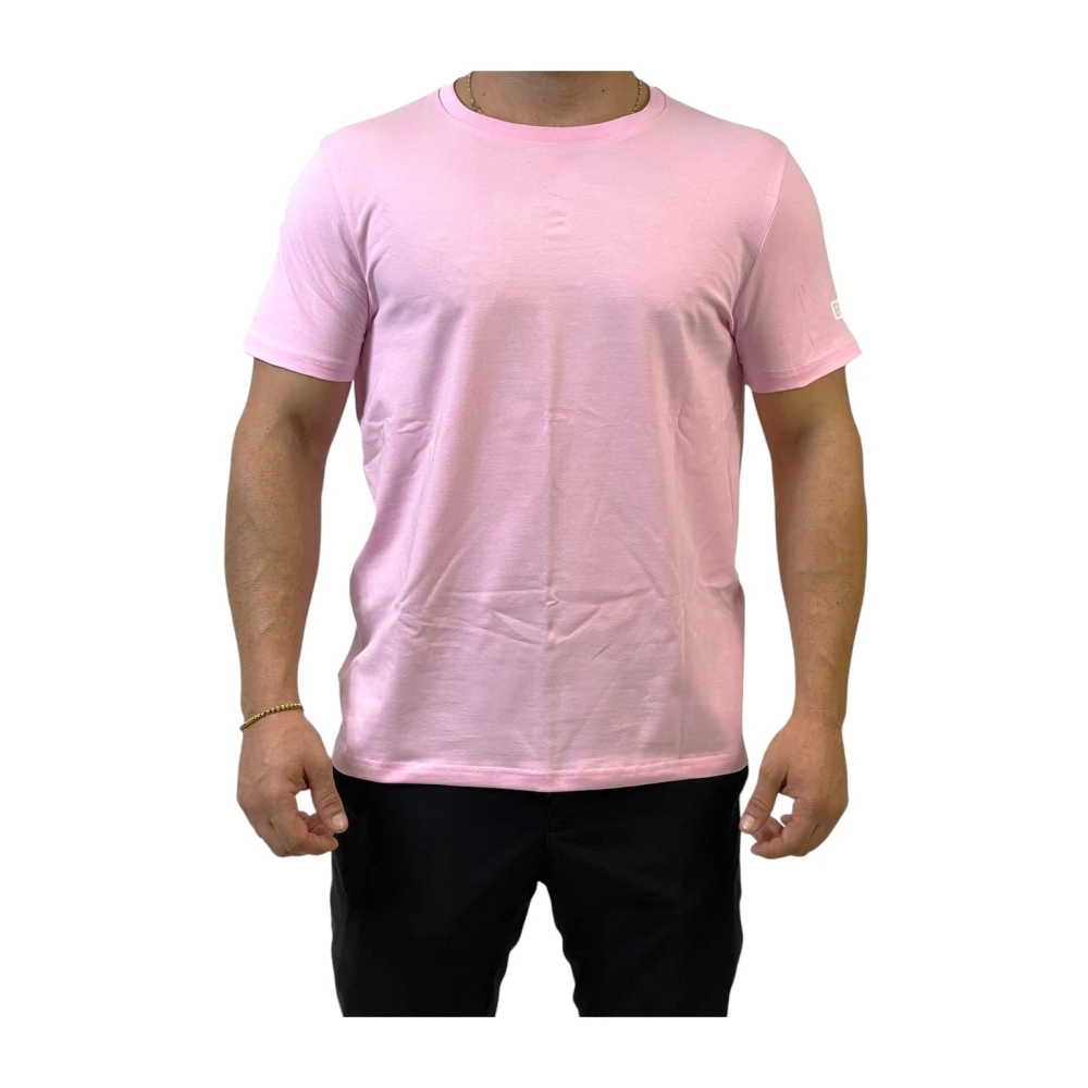 Gcds Casual Katoenen T-shirt Pink Heren