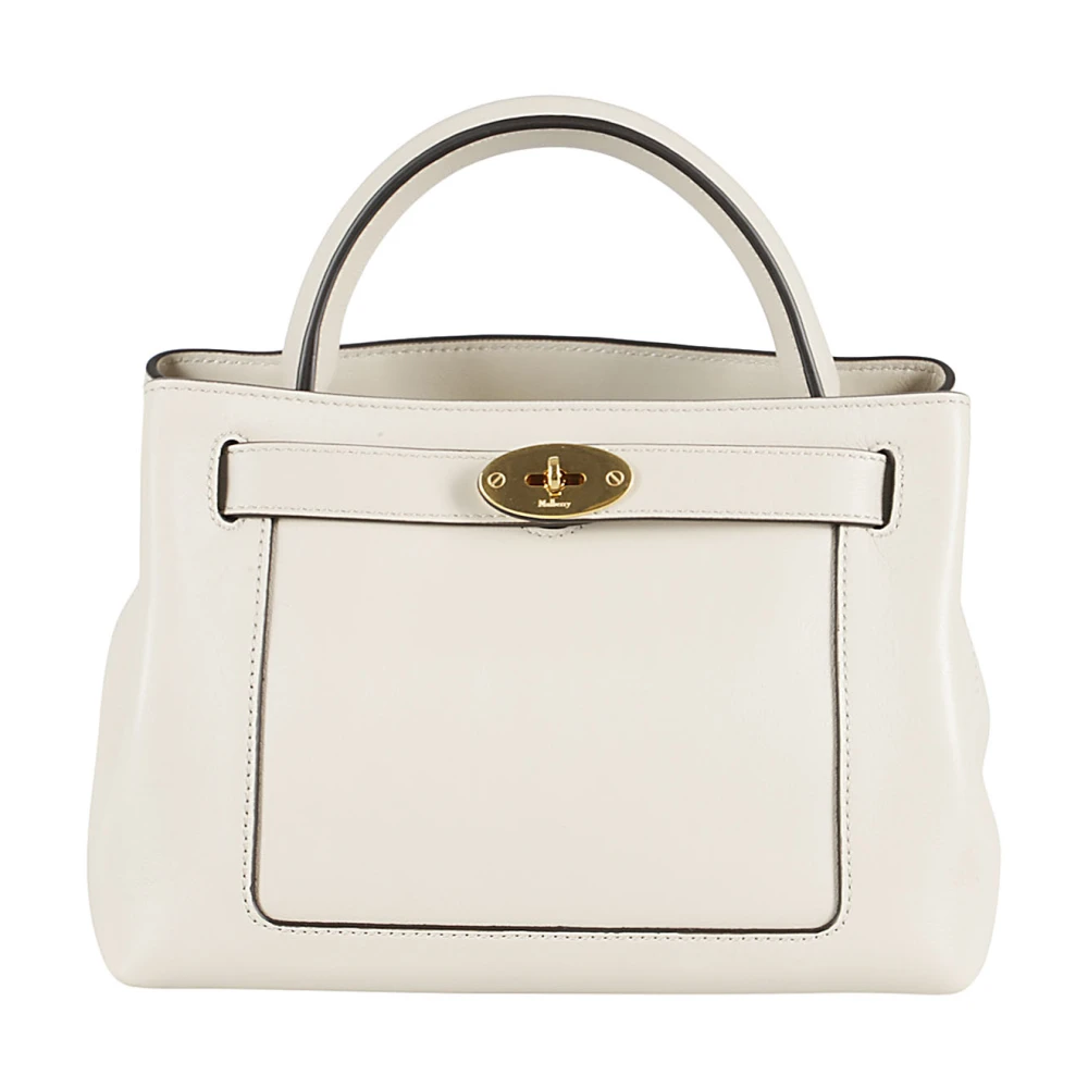 Mulberry Silky Calf Läder Crossbody Väska Beige, Dam