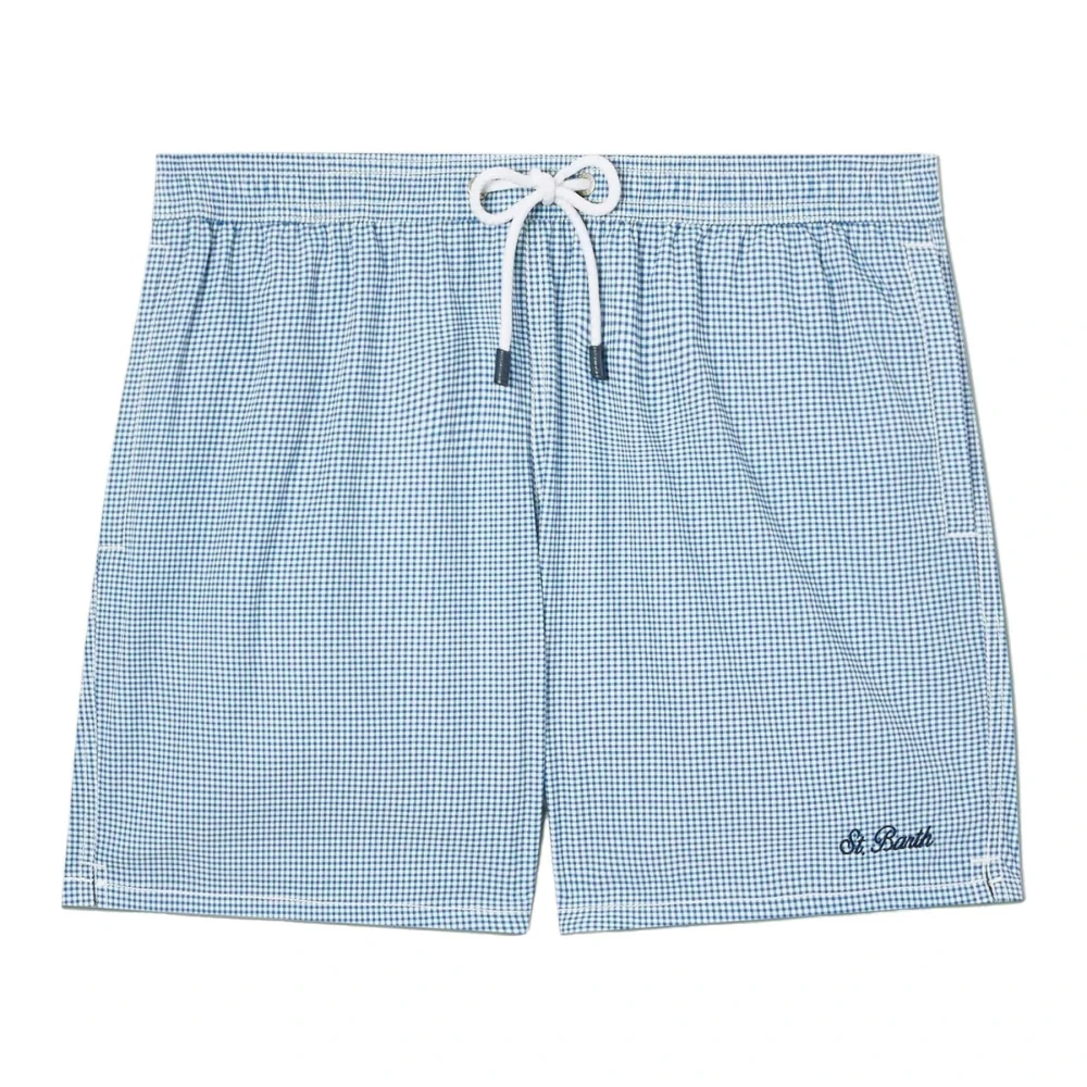 Mc2 Saint Barth Men's Blue Patmos Swim Shorts - Beachwear - L - Swimwear