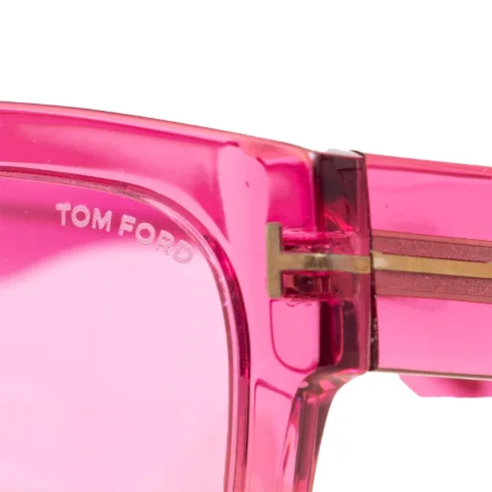 Tom Ford Pre-owned Acetate sunglasses Pink Dames
