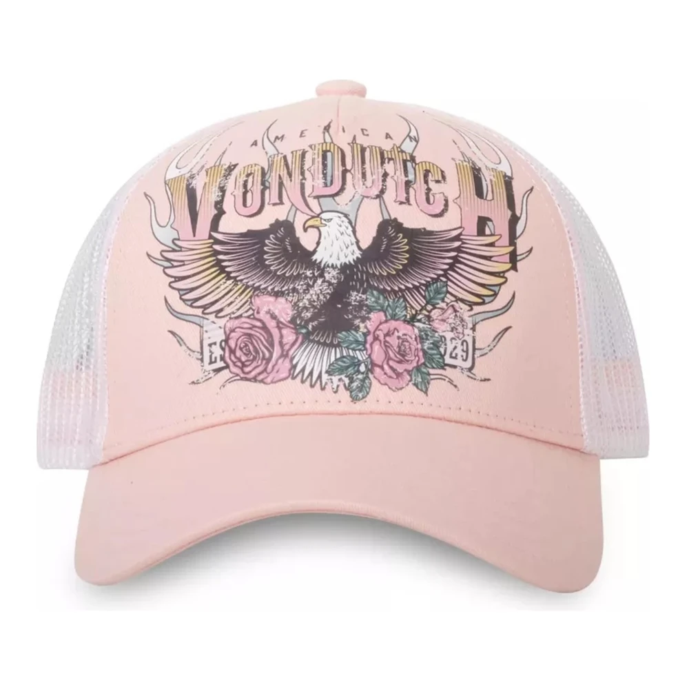 Von Dutch Roze Adelaar Truckerpet Pink Heren