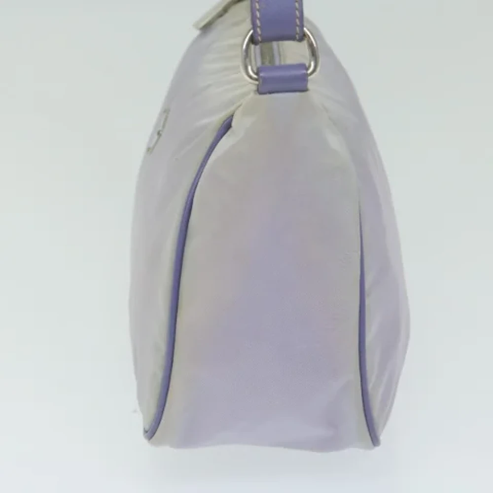 Prada Vintage Pre-owned Nylon pouches Purple Dames