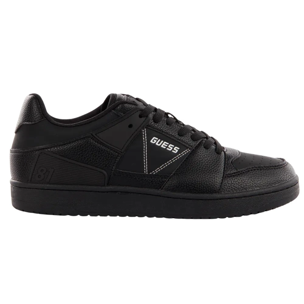Guess Sava Basket Heren Schoenen Zwart