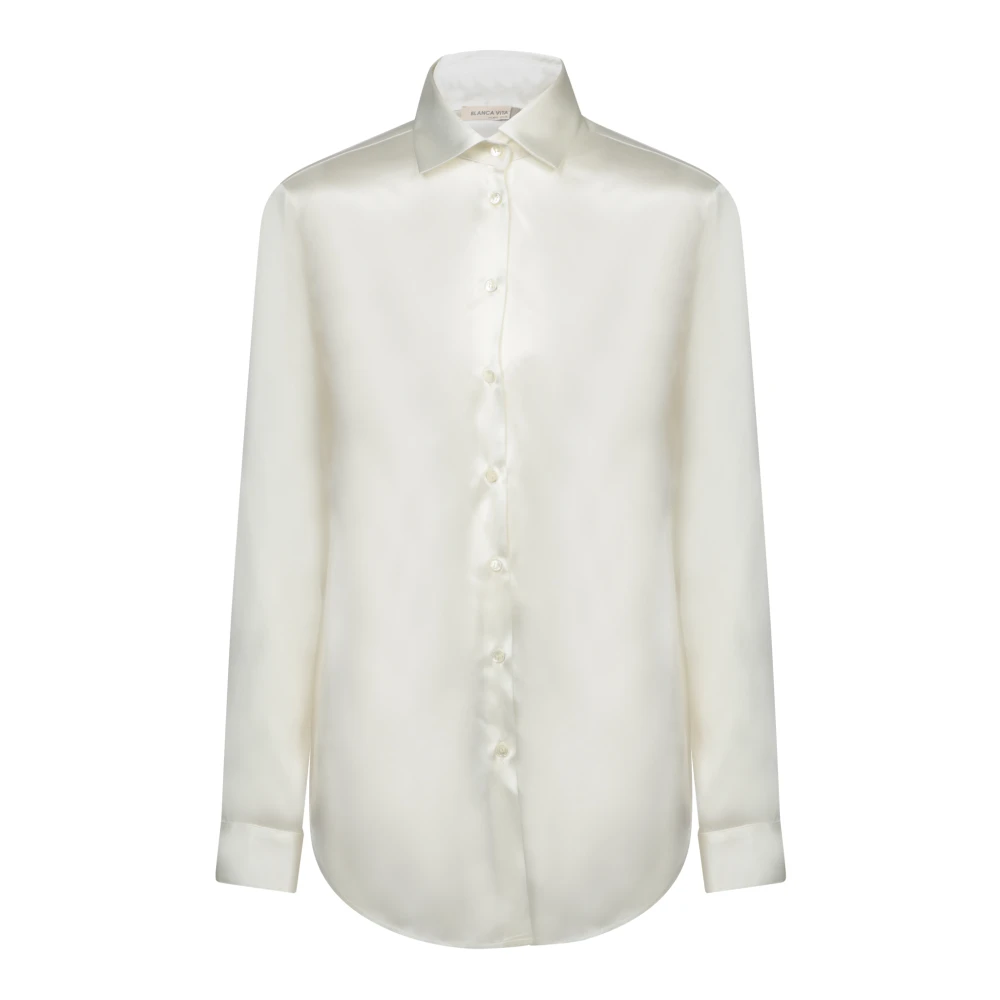 Blanca Vita Wit Shirt voor Moderne Vrouwen White Dames