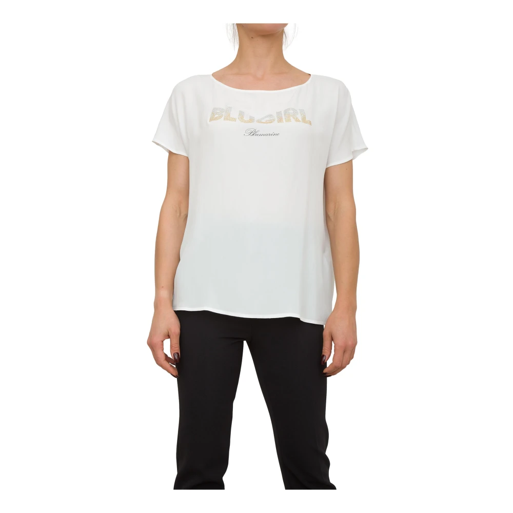 Blugirl - Tops > T-Shirts - White - Blugirl - Modalova