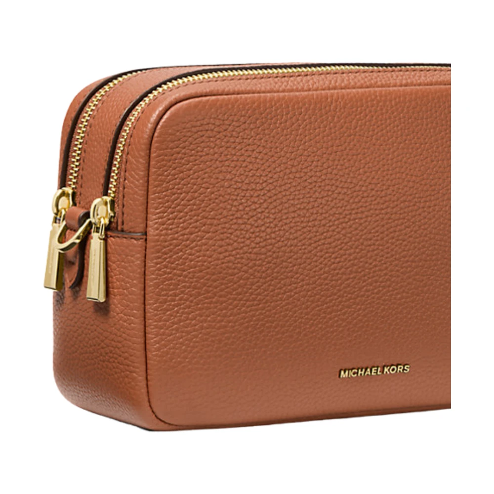 Michael Kors Stijlvolle Camera Crossbody Tas Brown Dames