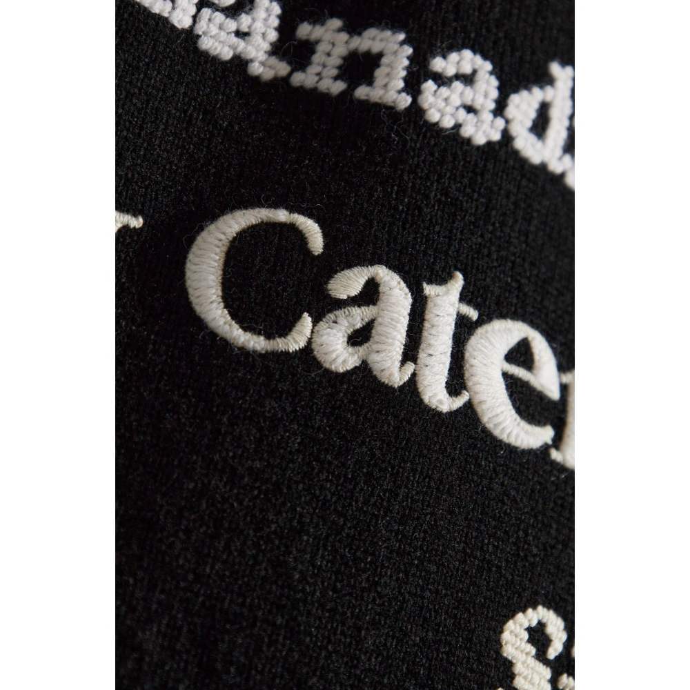 Dsquared2 Wollen trui met geborduurd logo Black Heren