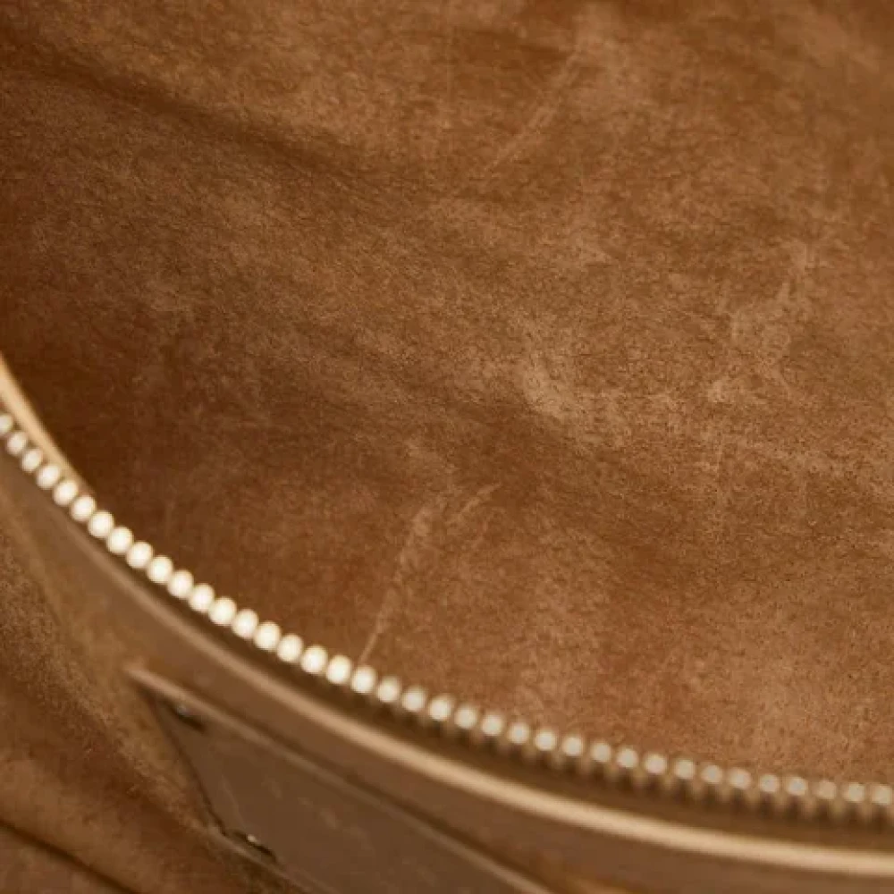Prada Vintage Pre-owned Leather prada-bags Beige Dames
