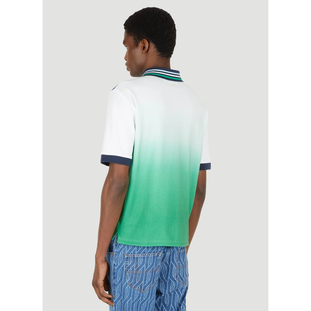 Ahluwalia Grafische Polo Shirt Green Heren