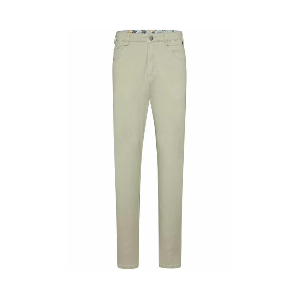 Meyer Beige Stoffen Broek Beige Heren