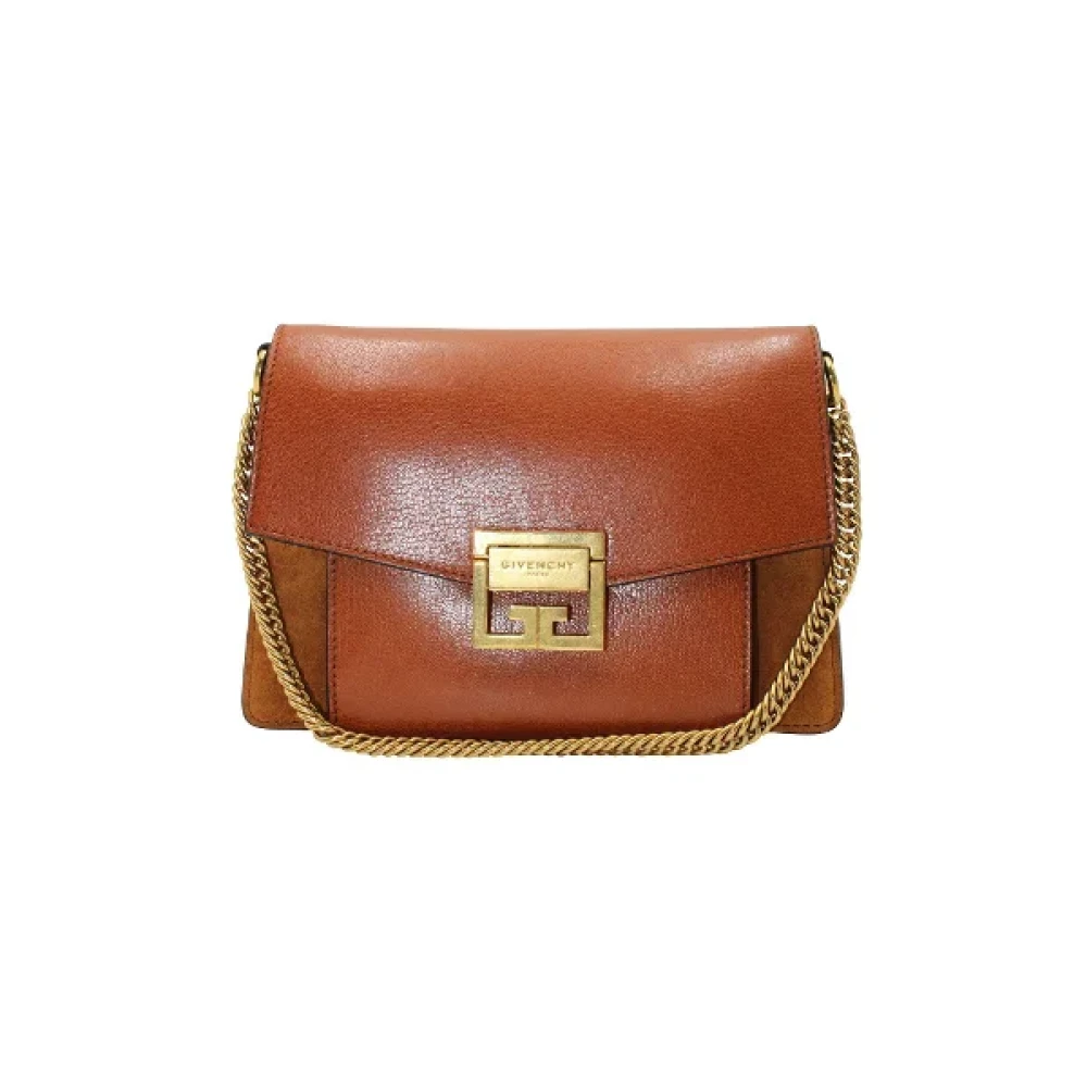 Givenchy Pre-owned Leather shoulder-bags Brown Dames