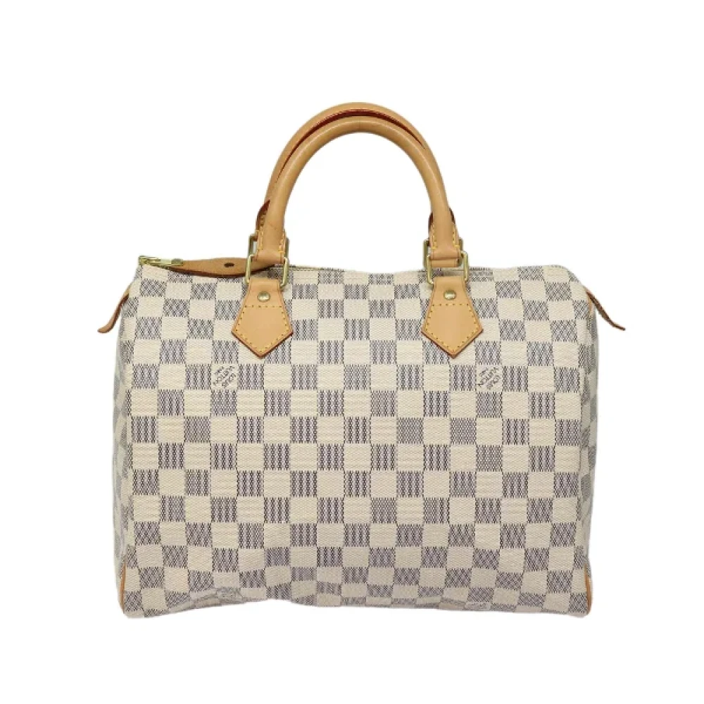 Louis Vuitton Vintage Pre-owned Canvas handbags Beige Dames