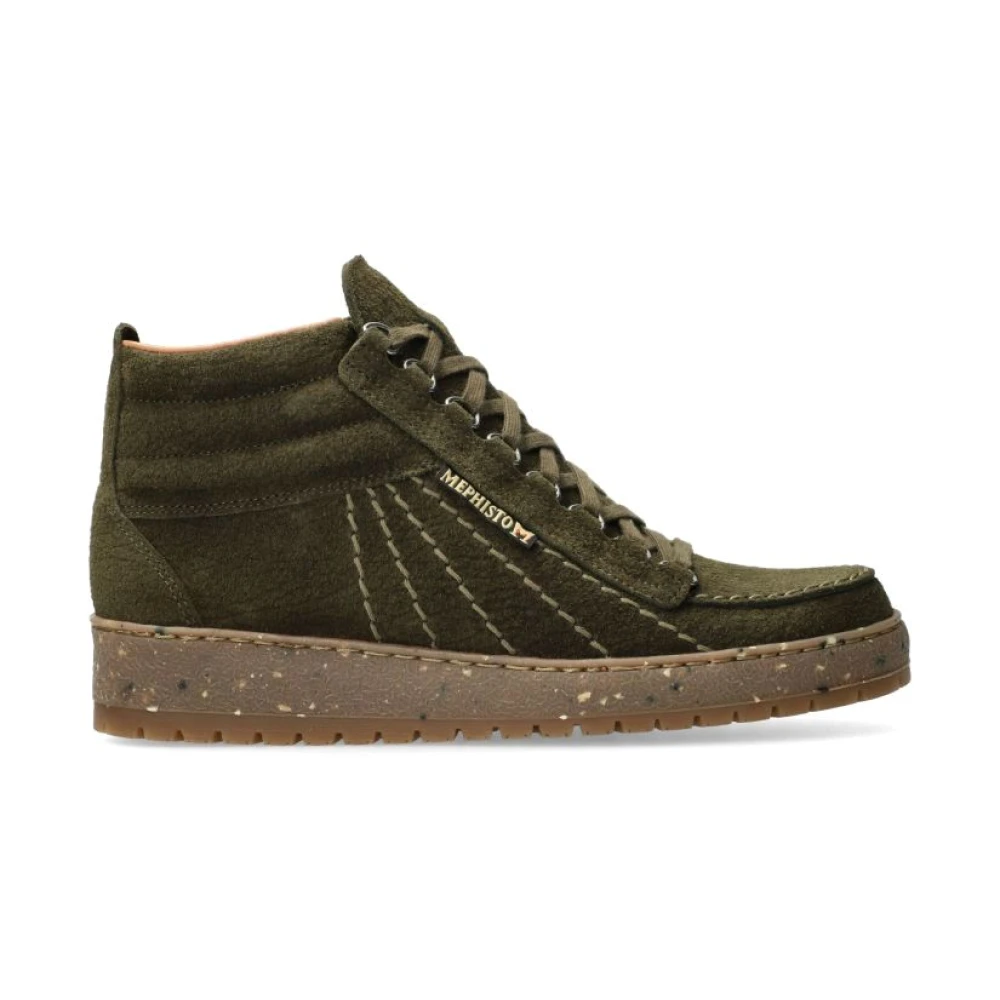 Mephisto Rainbow Mid Heren Enkellaars Heren Schoenen Groen