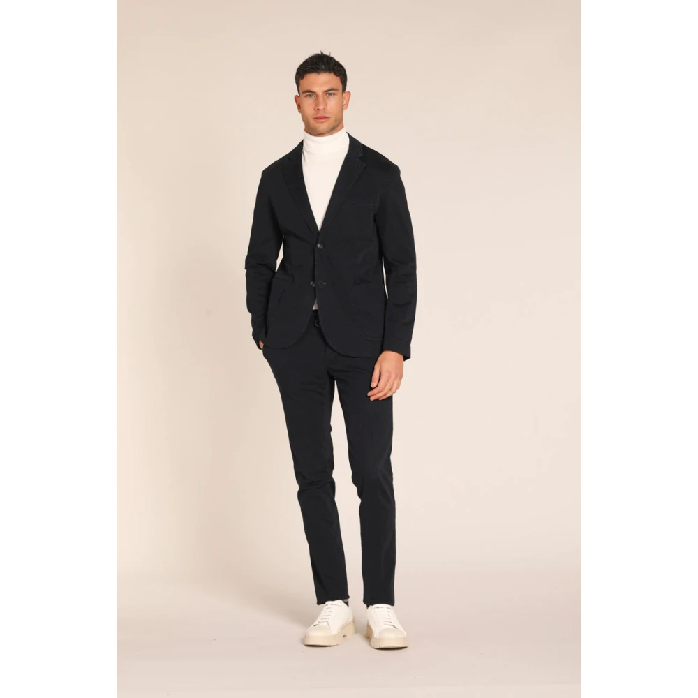 Mason's Da Vinci Heren Blazer Regular Fit Blue Heren