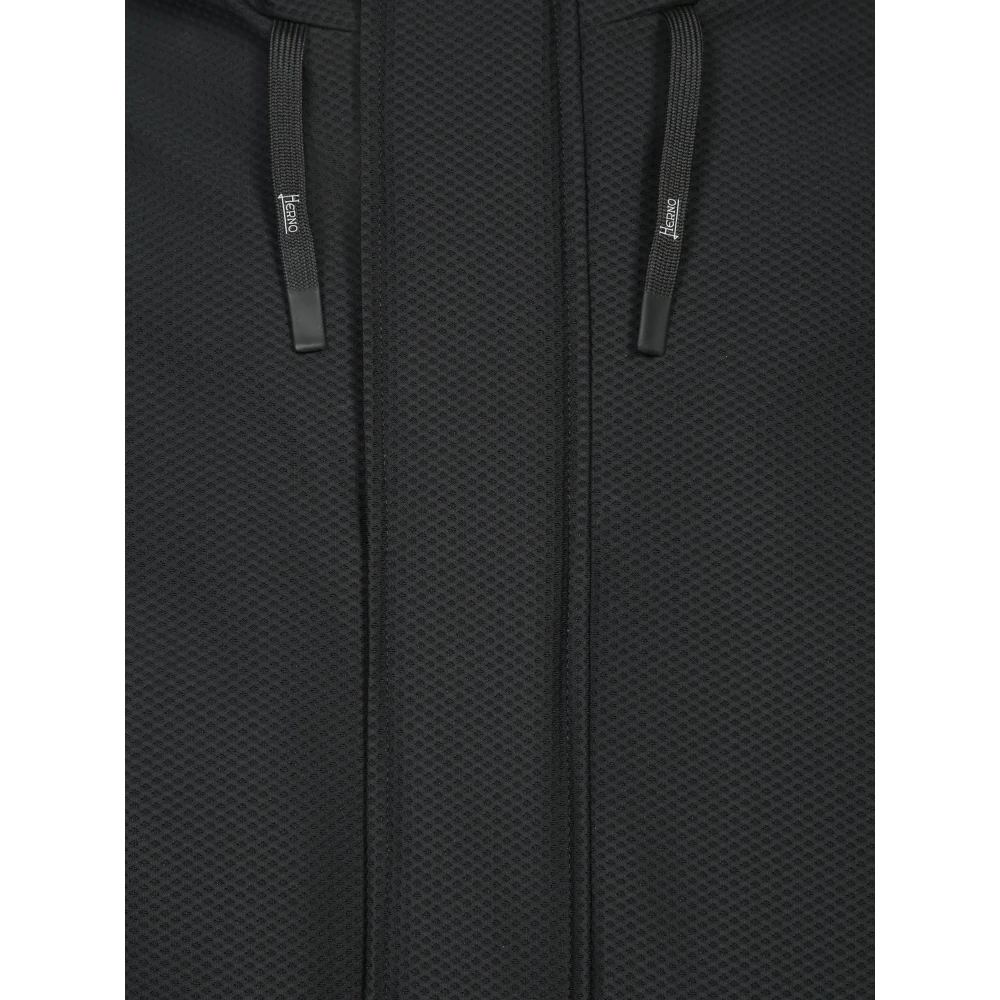 Herno Zwarte driekwart jas Elevate Style Black Heren