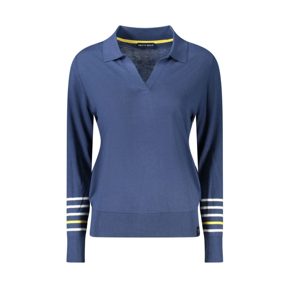 North Sails Women's Blue Cotton Jumper Extra Large