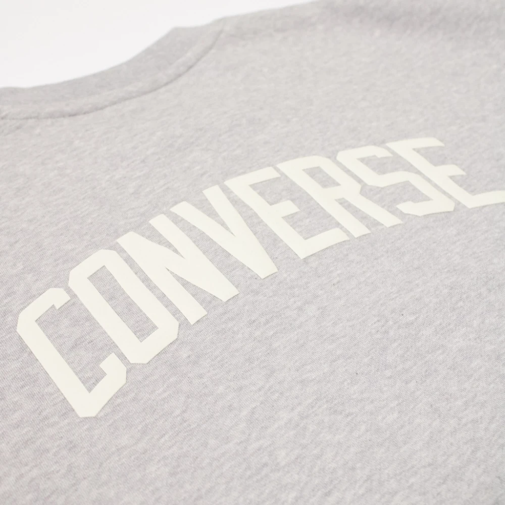 Converse Chuck Crew Light Sweatshirts Gray Dames