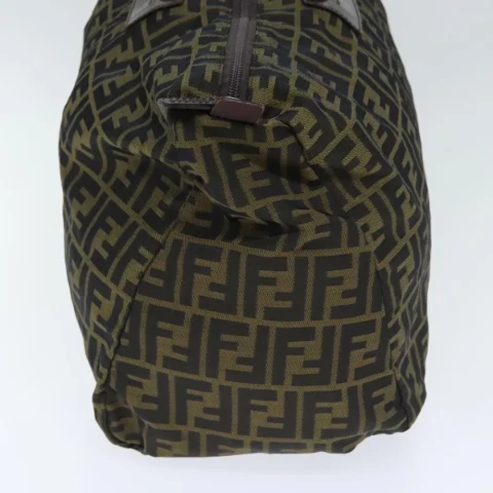 Fendi Vintage Pre-owned Canvas handbags Brown Dames