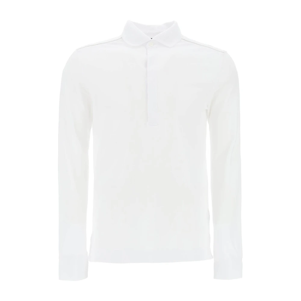 Ermenegildo Zegna Klassieke Polo Shirt White Heren
