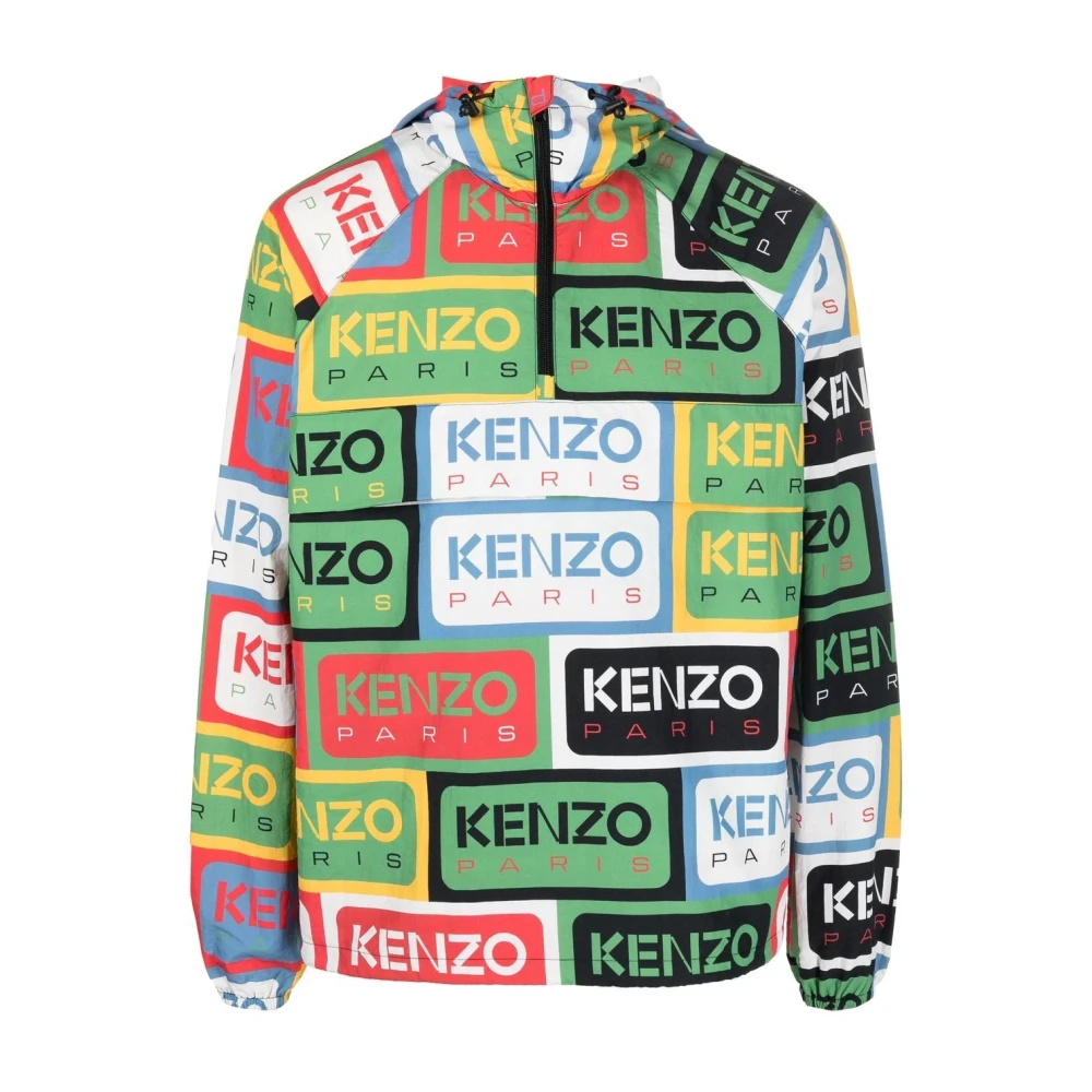 Chaqueta Ligera Roja con Estampado KENZO Labels Kenzo Mujer Miinto