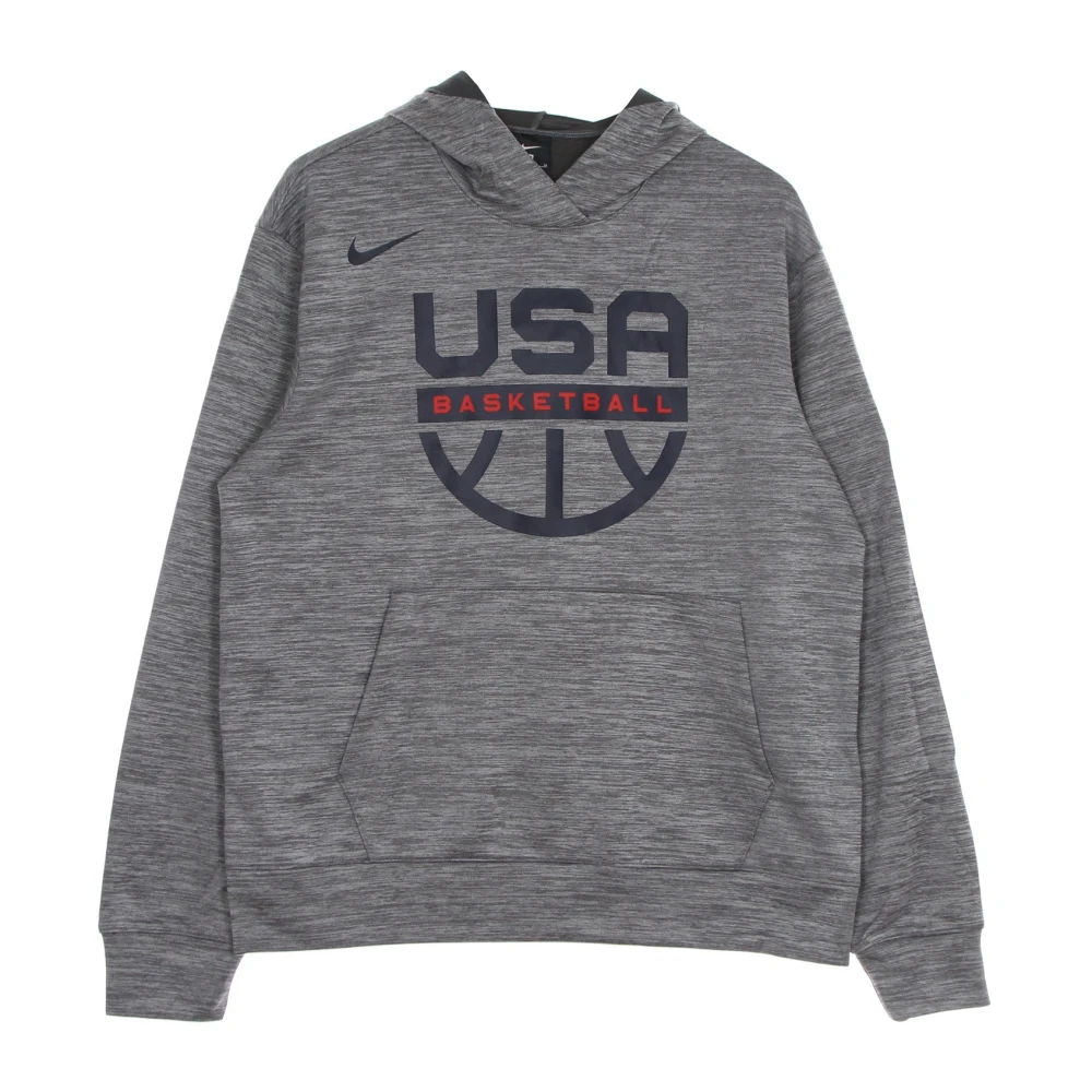 Nike USA Olympics Hoodie Spotlight Pullover Gray Heren