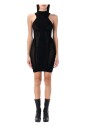 robe-mini-a-col-halter-avec-logo