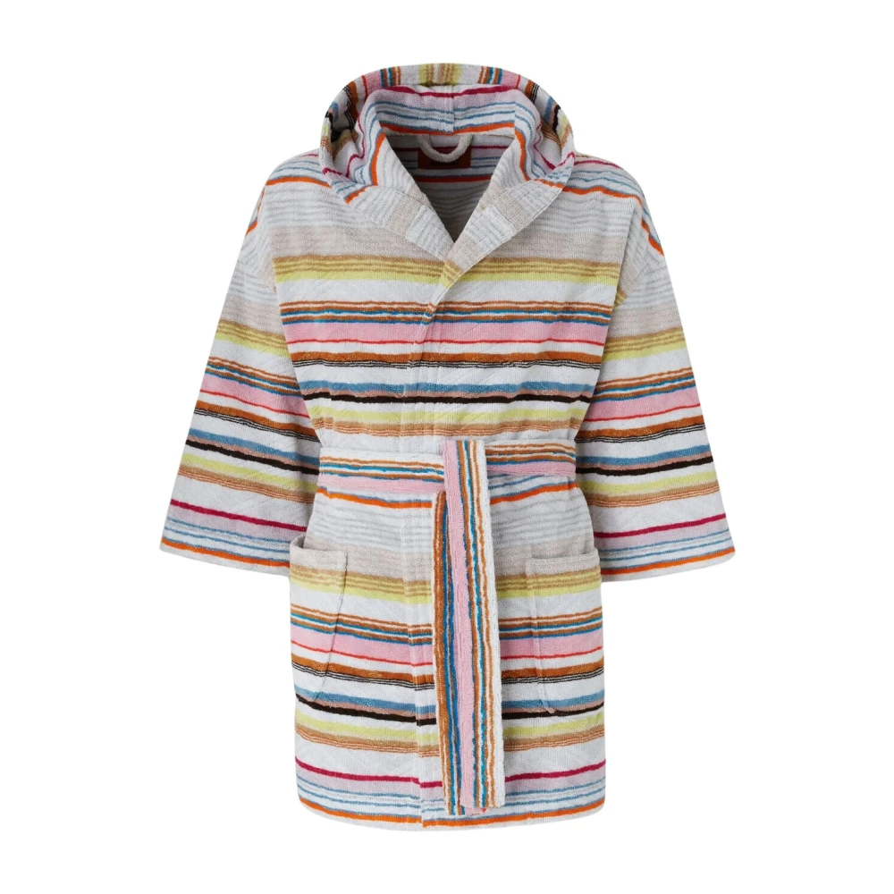 Missoni Home Multicolor Badjas met Capuchon Moonshadow Model 27 Multicolor Dames