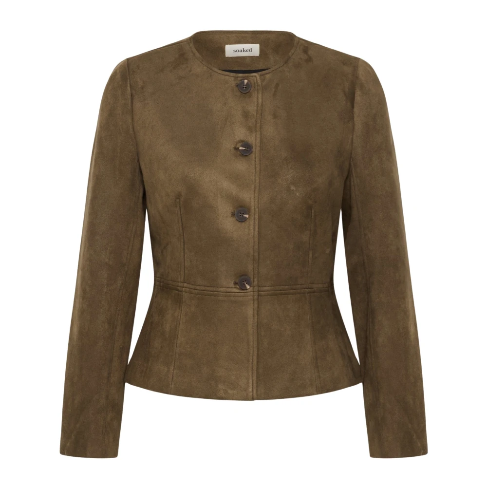 Soaked In Luxury Donna Marron Blazer Da Slsonjia - Immagine 2