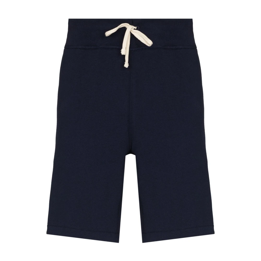 Navy Blue Casual Polo Pony Shorts