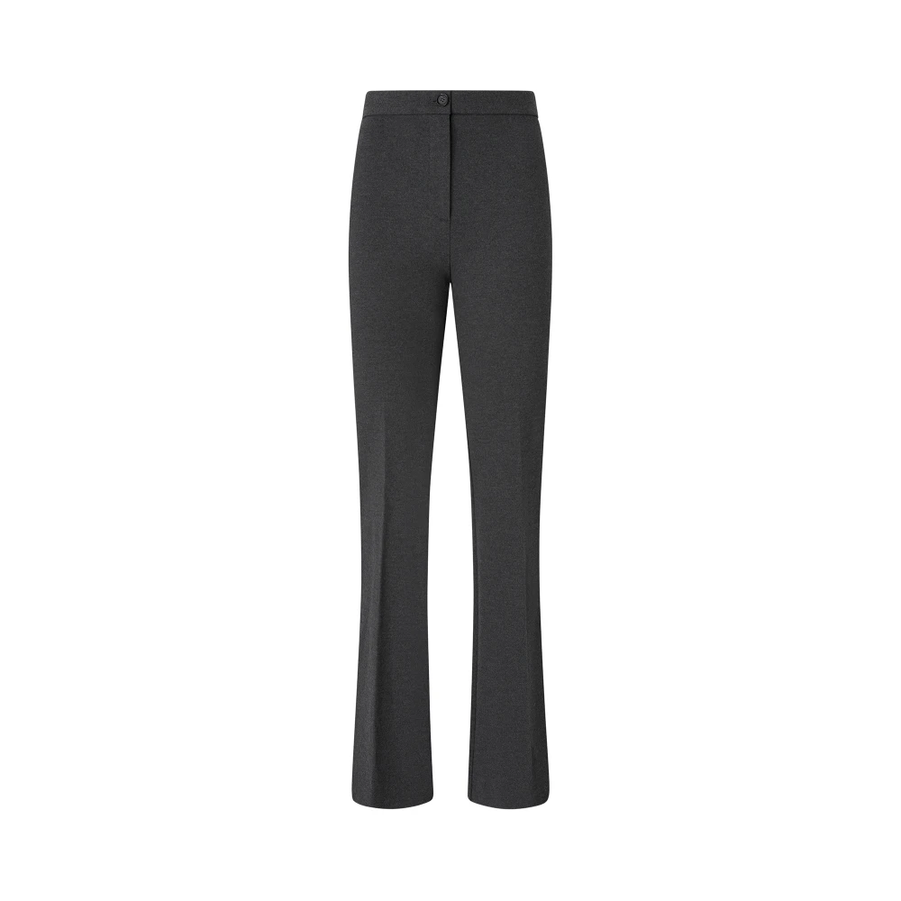 Pinko Vrouw Grijs Broeken Dames, S, Wide Broeken