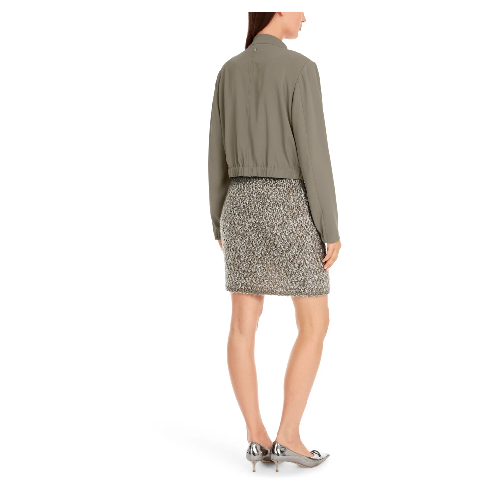 Marc Cain Flowing Blouson Jack Green Dames