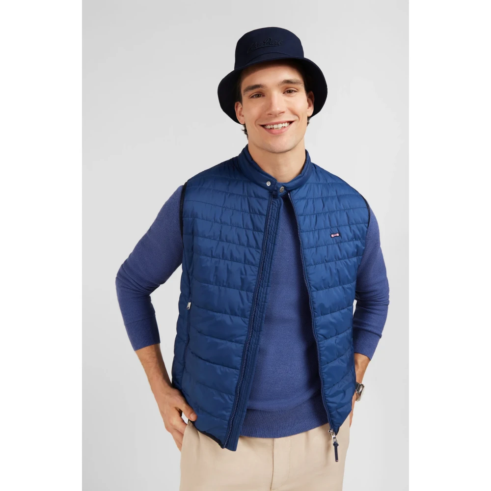 Eden Park Vests Blue Heren