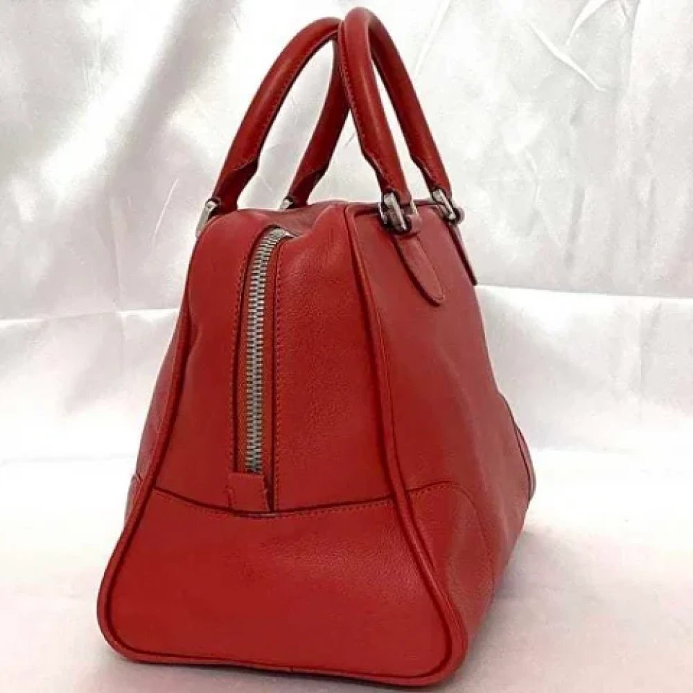 Loewe Pre-owned Fabric handbags Red Dames