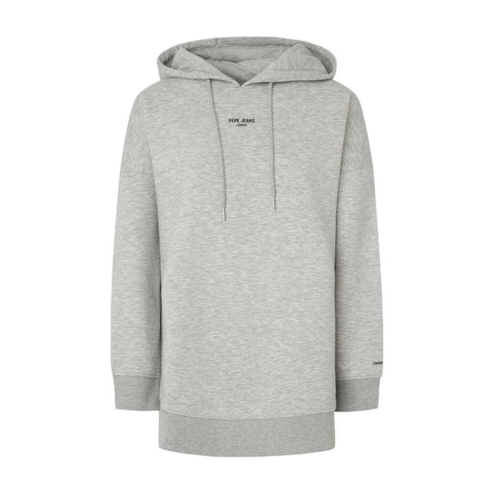 Pepe Jeans Women's Gray Casual And Modern Fergie Hoodie