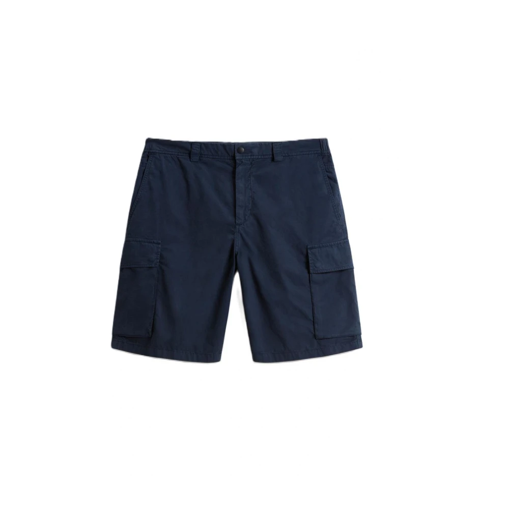 Woolrich Men's Blue Casual Shorts, W33, Cotton Bermuda Shorts