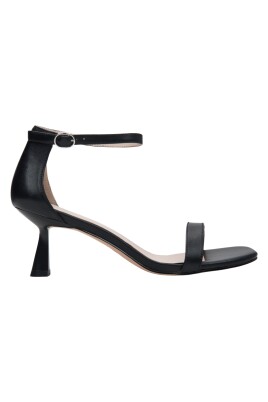 black-leather-sandals-with-comfortable-funnel-heel