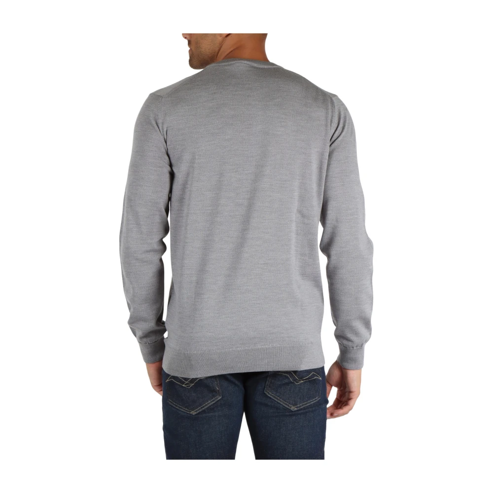 Lacoste Regular Fit Wollen Trui Gray Heren