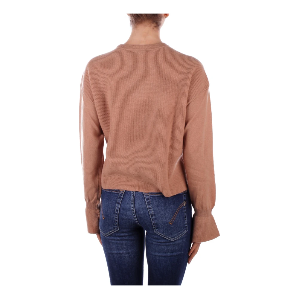 Liu Jo Bruine Trui met Wijde Mouwen Brown Dames