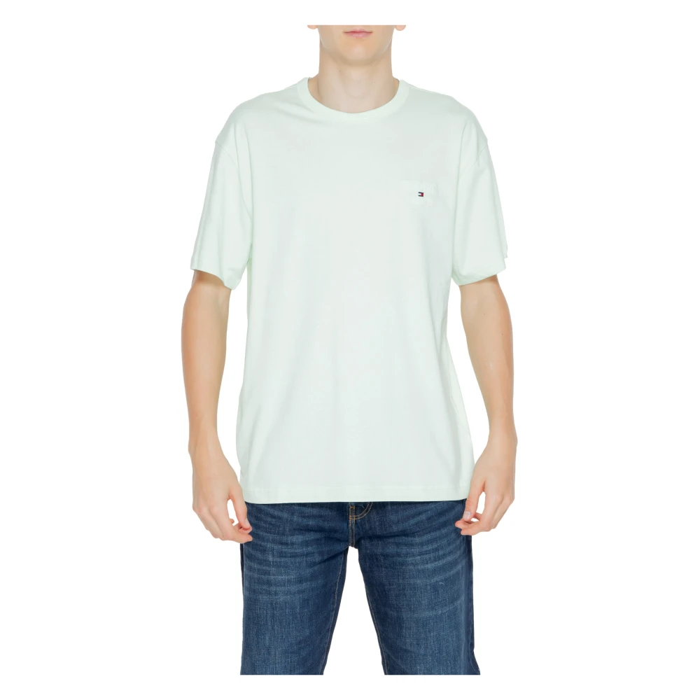 Tommy Jeans Heren T-shirt Lente Zomer Collectie Green Heren