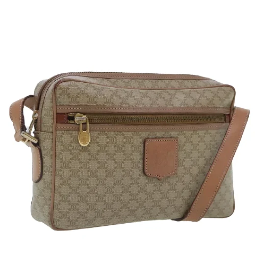 Celine Vintage Pre-owned Canvas celine-bags Beige Dames