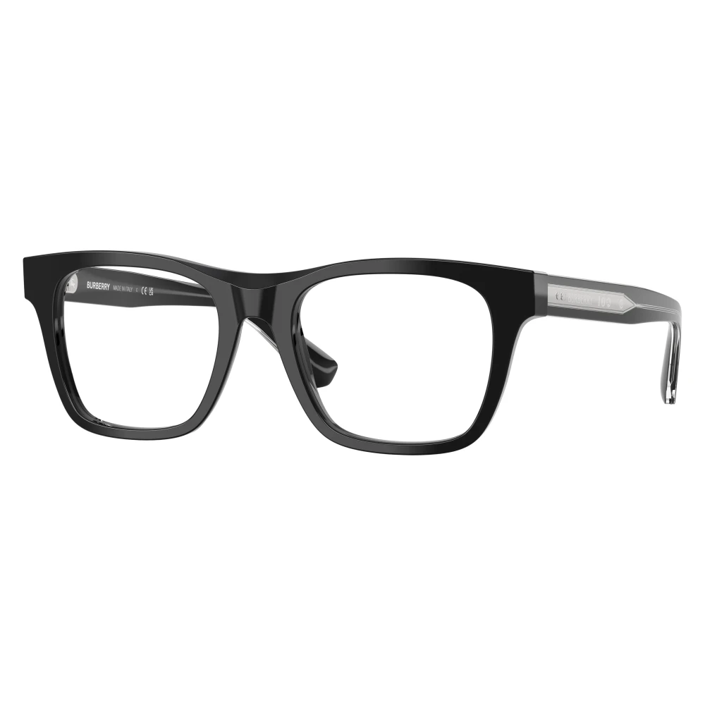 Burberry Black Be2445 4206 Man Optical Frames Acetate Squared Normal - Image 3