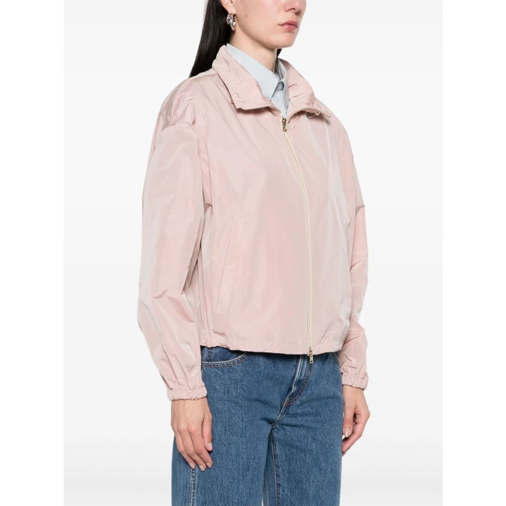 Herno New Techno Taffeta Jas Pink Dames