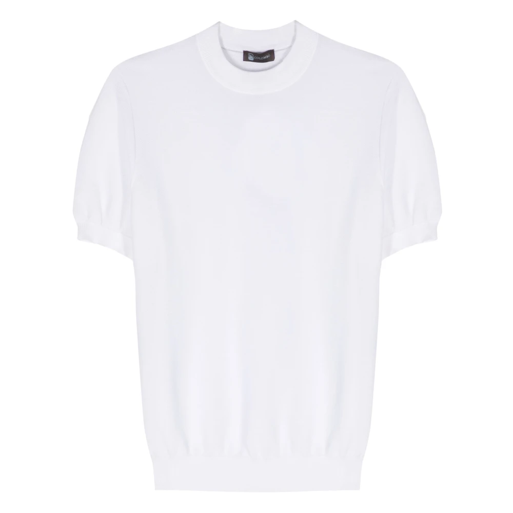 Colombo Italiaans Katoenen T-shirt White Heren