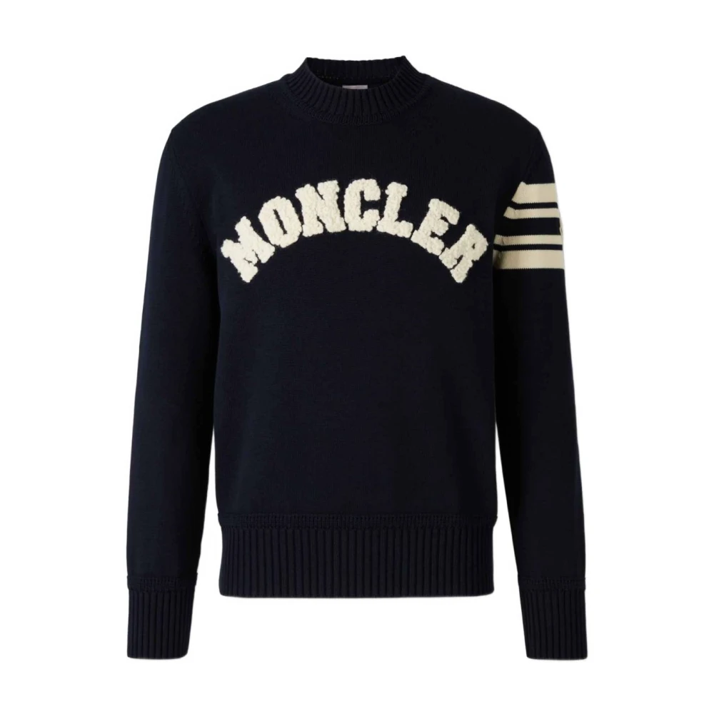 Knitwear > Round-neck Knitwear - - Moncler - Modalova