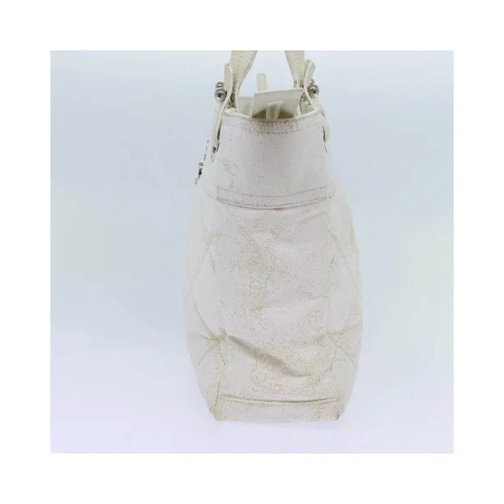 Chanel Vintage Pre-owned Canvas chanel-bags White Dames