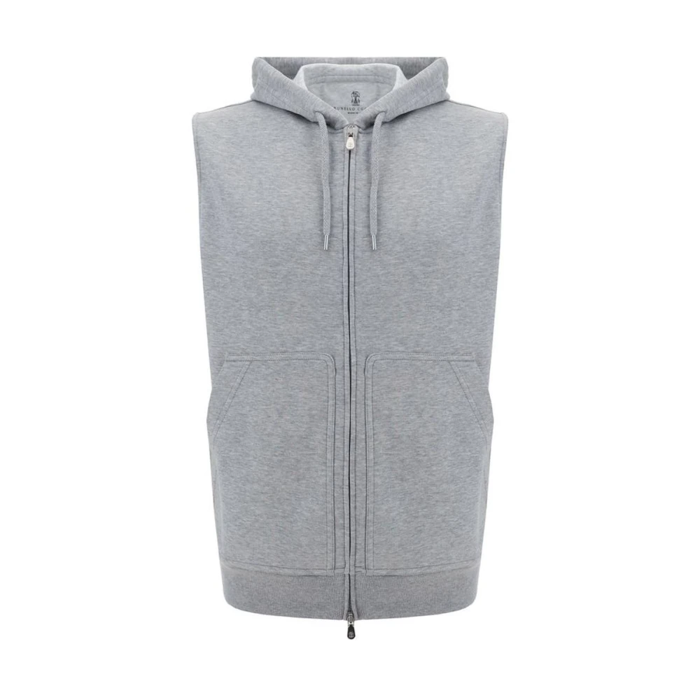 Zip-Up Hoodie Style Vest