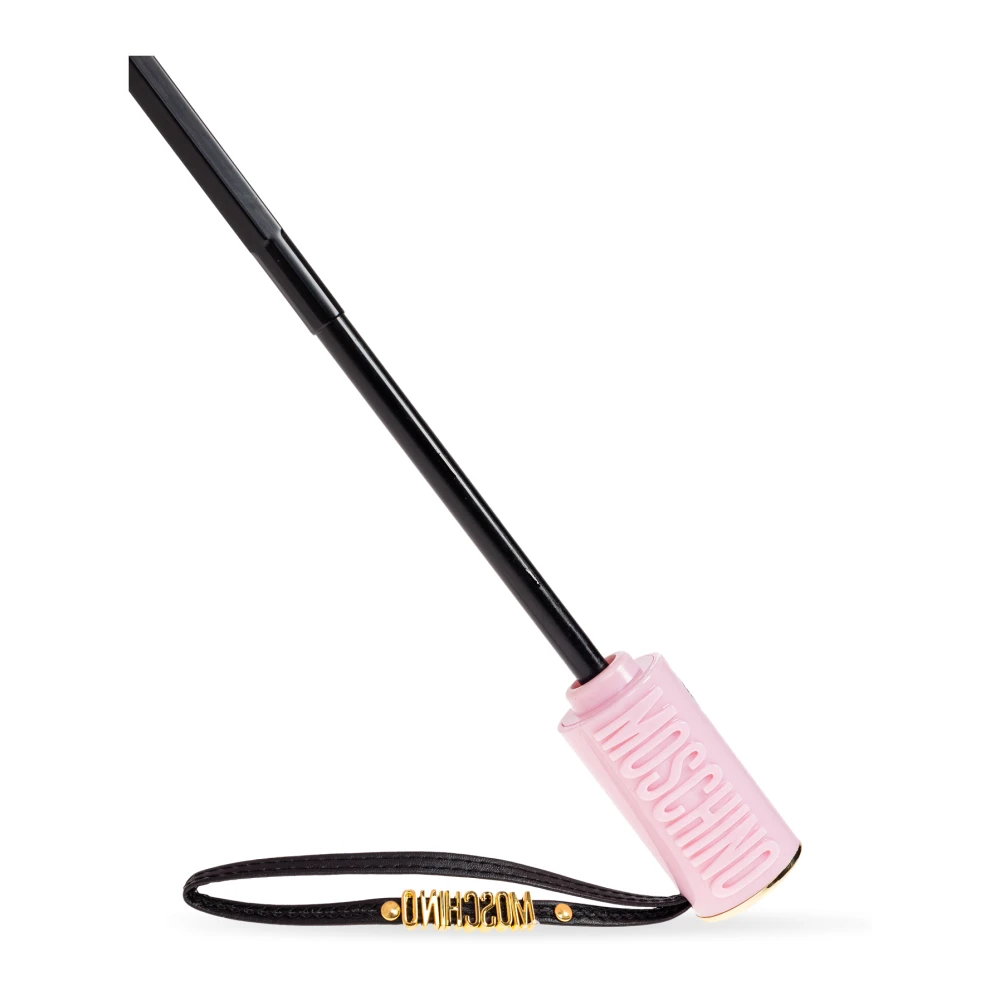 Moschino Opvouwbare paraplu met logo Pink Unisex